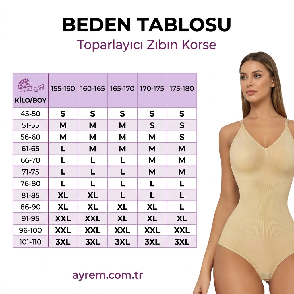 Toparlayıcı Zıbın Korse